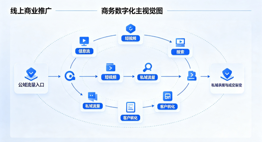 金台区线上商业推广怎么做？全域流量闭环搭建与低成本转化实战指南